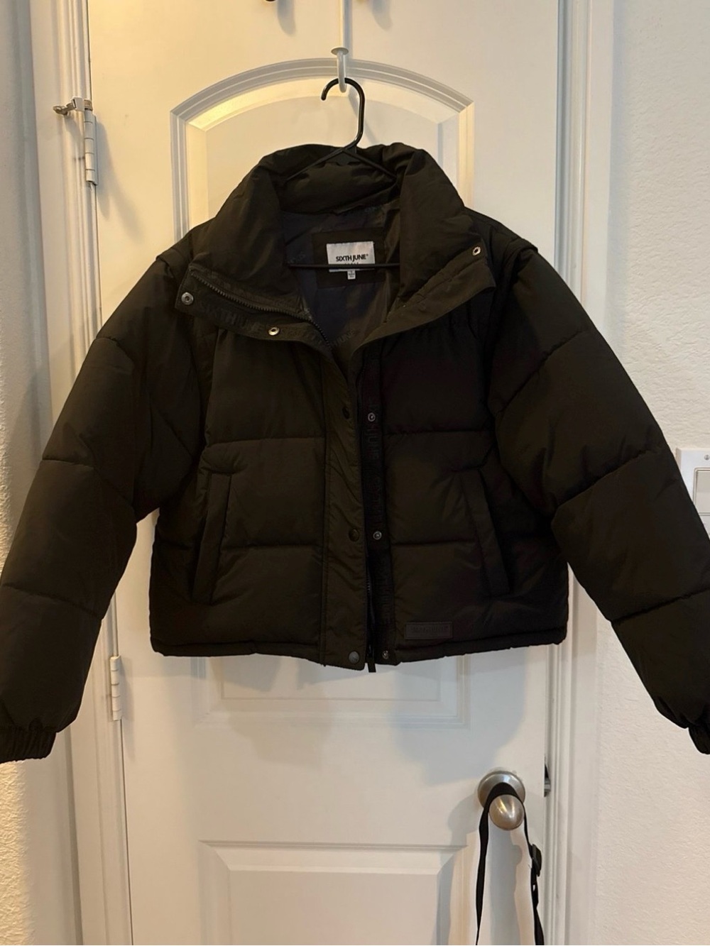 SIXTH JUNE Black Puffer Jacket